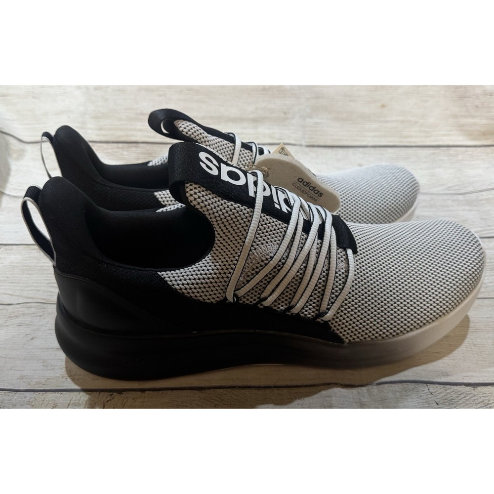 Mens Adidas Lite Racer Adapt 7.0 Black White Cloudfoam IE6330 Sz 12.5 New in Box